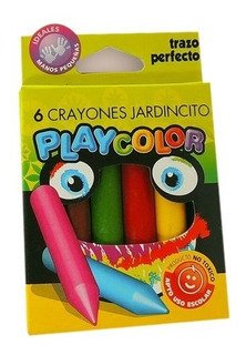 Crayones flúo Playcolor X 6
