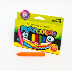 Crayones Playcolor Jardincito - Caja X 12 colores