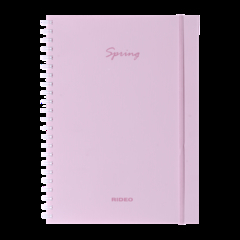 Cuaderno C/elástico Spring Color Pastel A4 120 Rideo X Unidad en internet