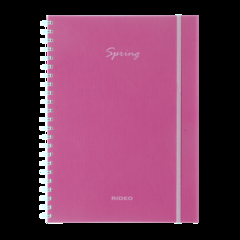 Cuaderno C/elástico Spring Color Pastel A4 120 Rideo X Unidad - Libreria Saturno