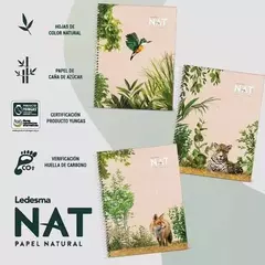 Cuaderno Ecológico Ledesma NAT A4 70 Hojas Cuadriculadas - comprar online