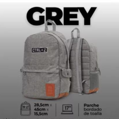 Mochila Baires Grey Mooving Escolar Urbana Original - comprar online