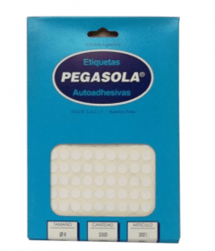 Etiquetas PegaSola Modelo 3001 (Diam. 0.8 cm)