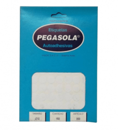 Etiquetas PegaSola Modelo 3003 (Diam. 1,2 cm)