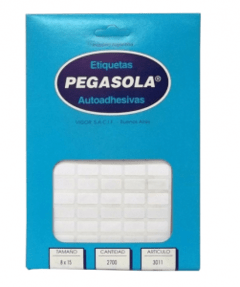 Etiquetas PegaSola Modelo 3011 (1,5 x 0,8 cm)