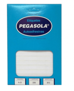 Etiquetas PegaSola Modelo 3012 (2,0 x 1,8 cm)