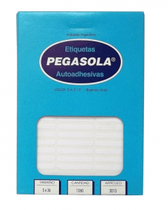 Etiquetas PegaSola Modelo 3013 (0,5 x 3,5)