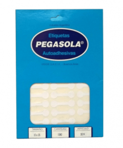 Etiquetas PegaSola Modelo 3019 (1,0 x 3,5 cm)