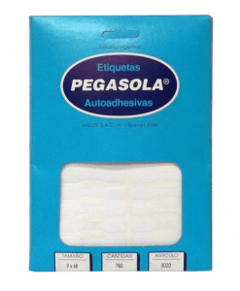 Etiquetas PegaSola Modelo 3020 (0,9 x 4,8 cm)
