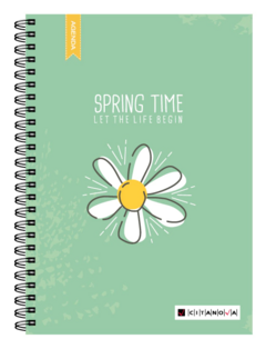 Agenda Mini Citanova 2024 - Espiralada - Semanal Flowers 14x19 Cm en internet