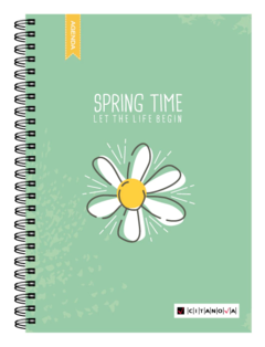 Agenda Citanova Mini Xxi 2024 Diaria Flowers 14x19 Cm - comprar online