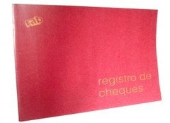 Libro Registro de Cheques Rab Tapa Flexible Cod. 2299