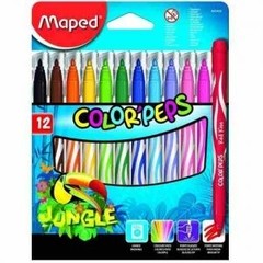 Marcadores Maped Jungle x 12