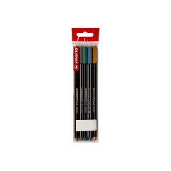 Marcador Punta Fina Stabilo Pen 68 Colores Metalicos X 5 Unidades