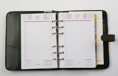 Agenda Leo Portafolio Nero Pagina x Dia - comprar online