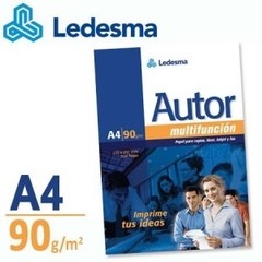 RESMA LEDESMA AUTOR A4 - 90 GRS