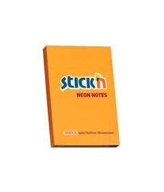 NOTAS ADHESIVAS STICK'N NEON NOTES - 76 X 51 MM (NARANJA)