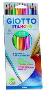Lapices de colores Giotto Stilnovo acquarell x 12