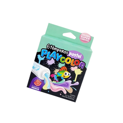 Témperas Playcolor Pastel - Caja X 6 colores