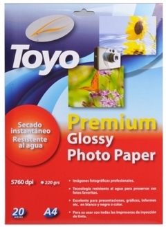 Papel Fotográfico Toyo A4 180 grs. - comprar online