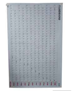 Calendario Morgan 2024 TT 1 ANUAL BIFAZ x 5 Unidades - comprar online