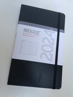 AGENDA BRUGGE 2024 - SEMANA A LA VISTA CON HOJAS PARA NOTAS - 13 X 21 CM