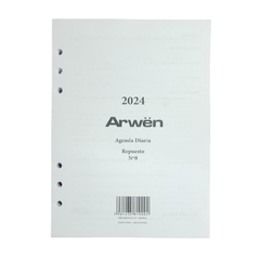 Repuesto Agenda Arwen 2024 Diario N8 16 X 22 Cm