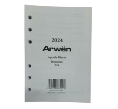 Repuesto De Agenda Arwen 2024 Diario N6 10,5x16 Cm