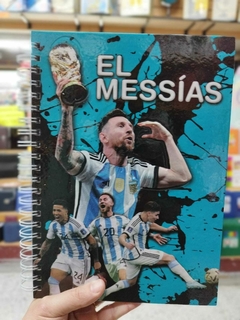 Cuaderno Universitario Messi A4 Tapa Dura Rayado