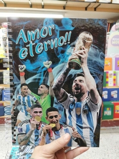 Cuaderno Universitario Messi A4 Tapa Dura Rayado - comprar online