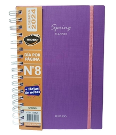 Agenda Rideo 2024 Spring N8 Diaria 16 x22,5 Cm en internet