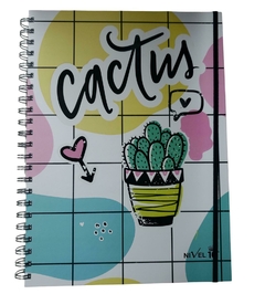 Cuaderno Nivel 10 Tamaño A4 - 120 Hojas Lisas - Línea Cactus