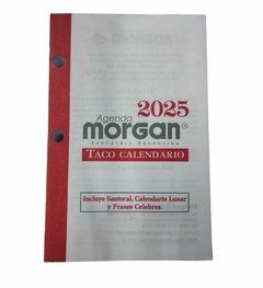 Taco Calendario Morgan 2025 8,5 X 13 Cm X Unidad