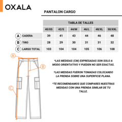 Pantalon cargo tostado - OXALA