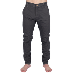 Pantalon slim chino gris