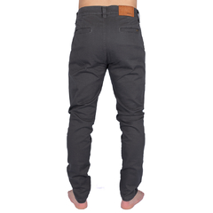 Pantalon slim chino gris - comprar online