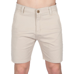 Bermuda gabardina chino beige