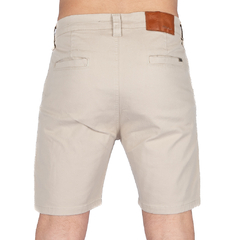 Bermuda gabardina chino beige - comprar online