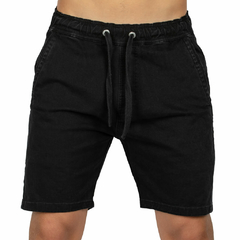 Bermuda Jogger Gabardina Negro