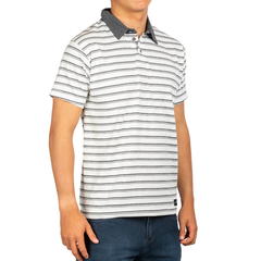 Polo rayado blanco - comprar online