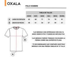 Polo parrafo azul - comprar online