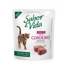 Sabor & Vida Cordero en Salsa para Gatos Adultos 85 GR