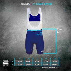 Maillot Ciclismo Cozy Sport C3 Equipe - Calza Badana Premium - comprar online