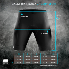 CALZA CORTA TRAIL DAMA AERO