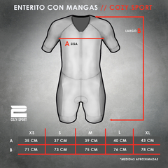 Enterito de triatlon con mangas cortas Mod. MALÓN - en internet