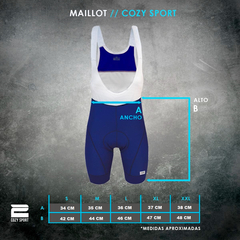 Maillot Ciclismo Cozy Sport - Badana Premium- UNISEX