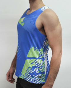Musculosa Hombre Deportiva Running - OWEN- AZUL - - comprar online