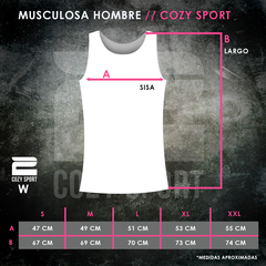 Musculosa Hombre Deportiva Running - OWEN- VIOLETA - - Cozy Sport SA