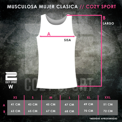 Musculosa Dama Deportiva Running - Negro - - Cozy Sport SA