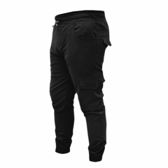 Pantalon Jogger Negro Hombre